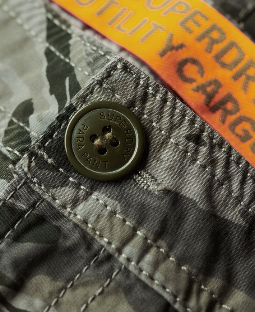 utility parachute skirt in wave tiger camo