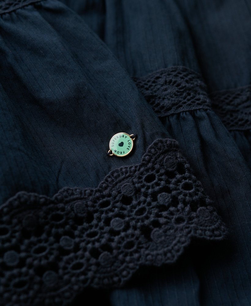 ibiza kanten minirok in eclipse navy