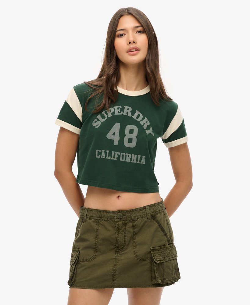 utility parachute skirt in olive night green