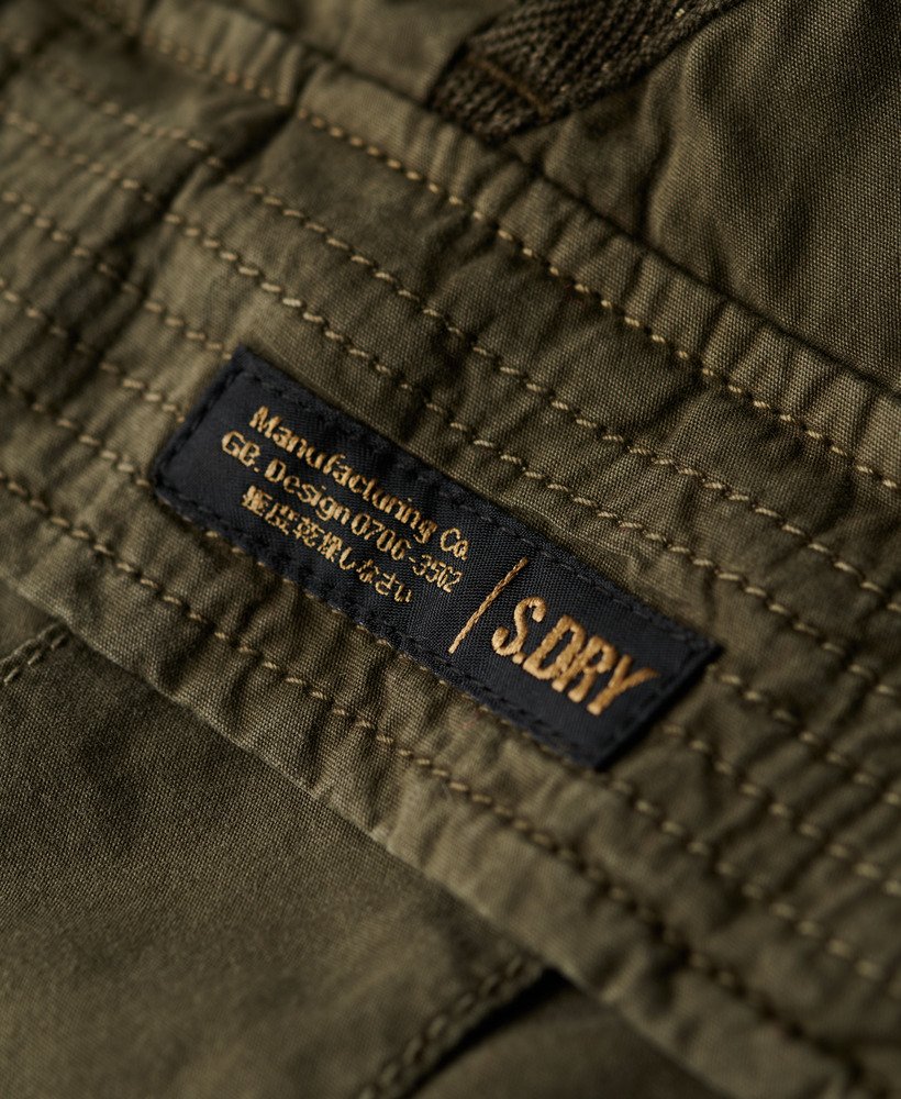 utility parachute skirt in olive night green