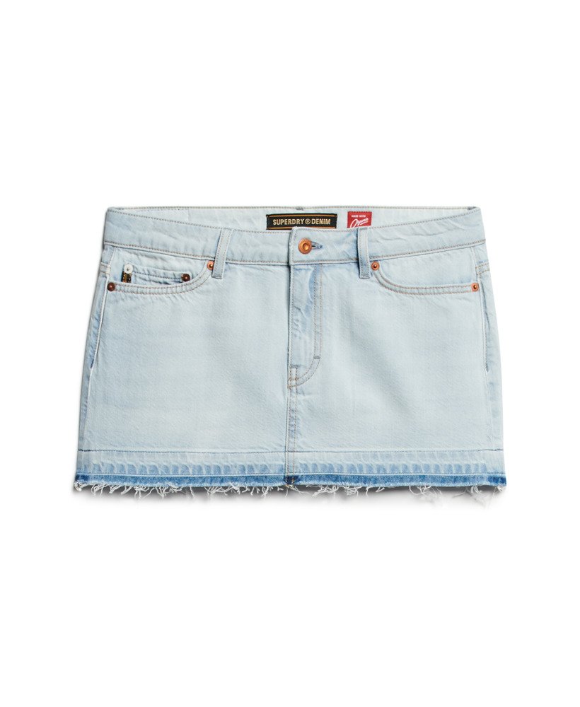 denim minirok in phoenix lichtblauw