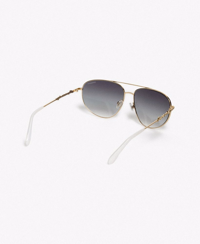 Aviator zonnebril met glazen met kleurverloop