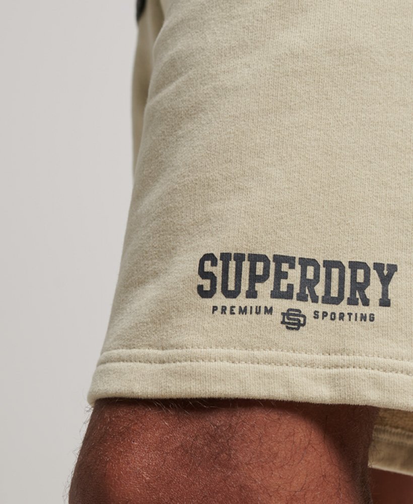 core sport shorts in pelican beige