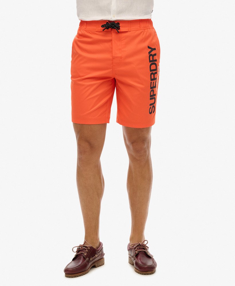 sportkleding gerecyclede boardshorts in oranje