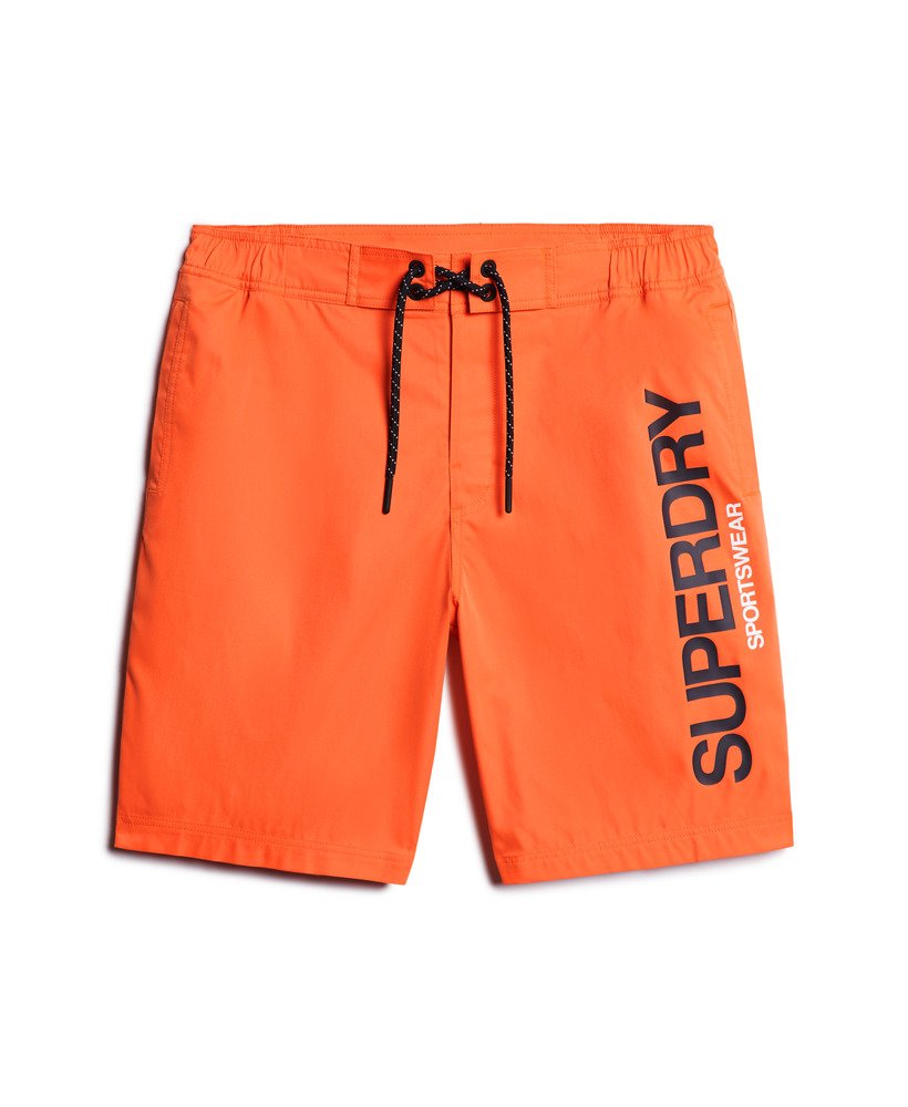 sportkleding gerecyclede boardshorts in oranje