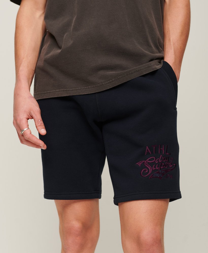 sportieve jersey shorts in eclipse navy