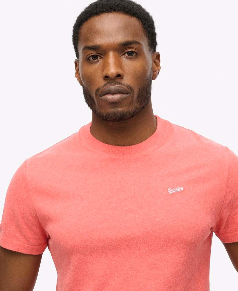 T-shirt met klein logo van biologisch katoen