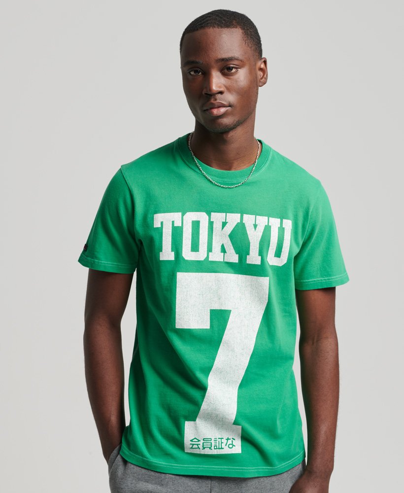 limited edition vintage 03 rework classic t-shirt in kelly green