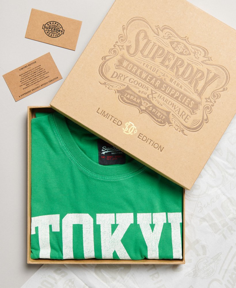 limited edition vintage 03 rework classic t-shirt in kelly green