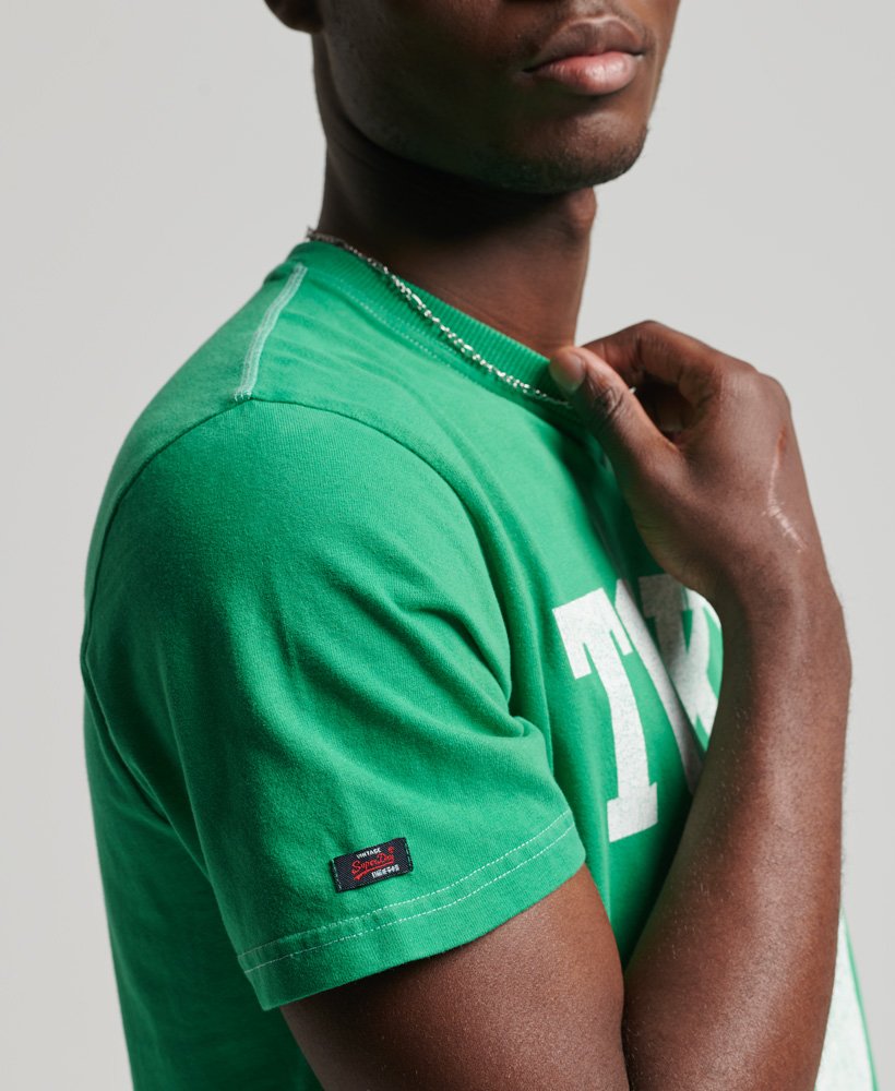 limited edition vintage 03 rework classic t-shirt in kelly green