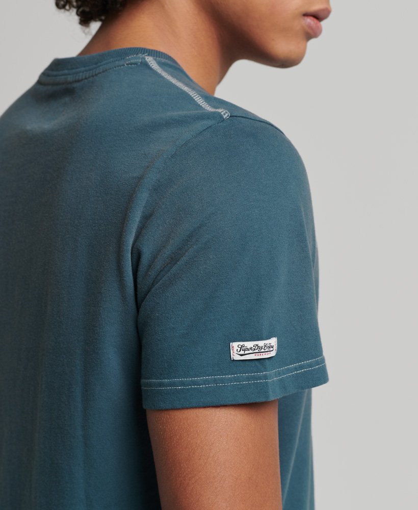 limited edition vintage 04 rework classic t-shirt in blue bottle