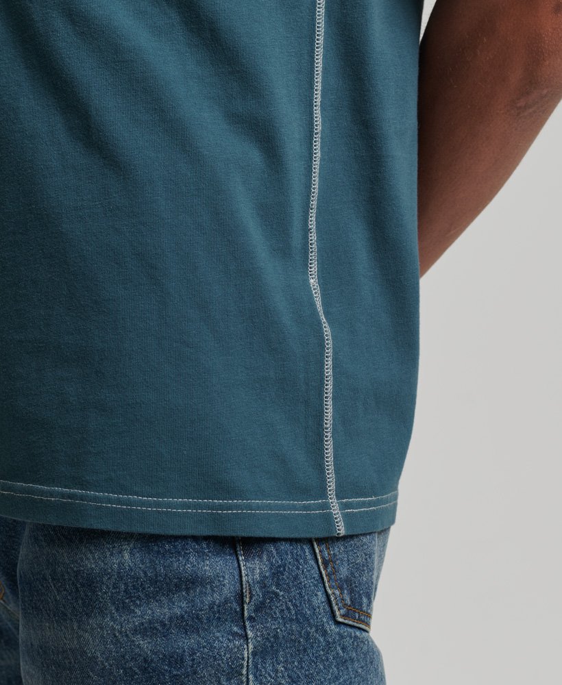 limited edition vintage 04 rework classic t-shirt in blue bottle
