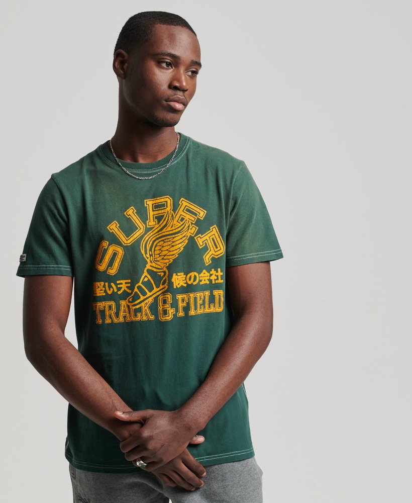 limited edition vintage 06 rework classic t-shirt in emaillegroen