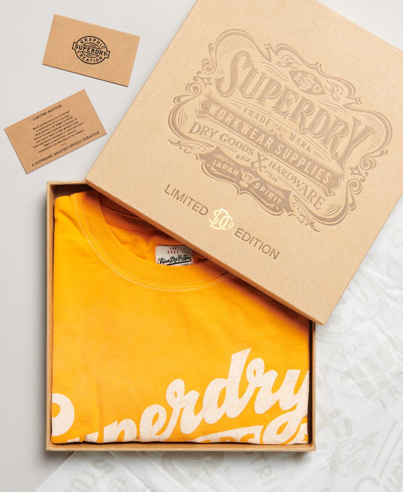 limited edition vintage 04 rework classic t-shirt in jaffa orange
