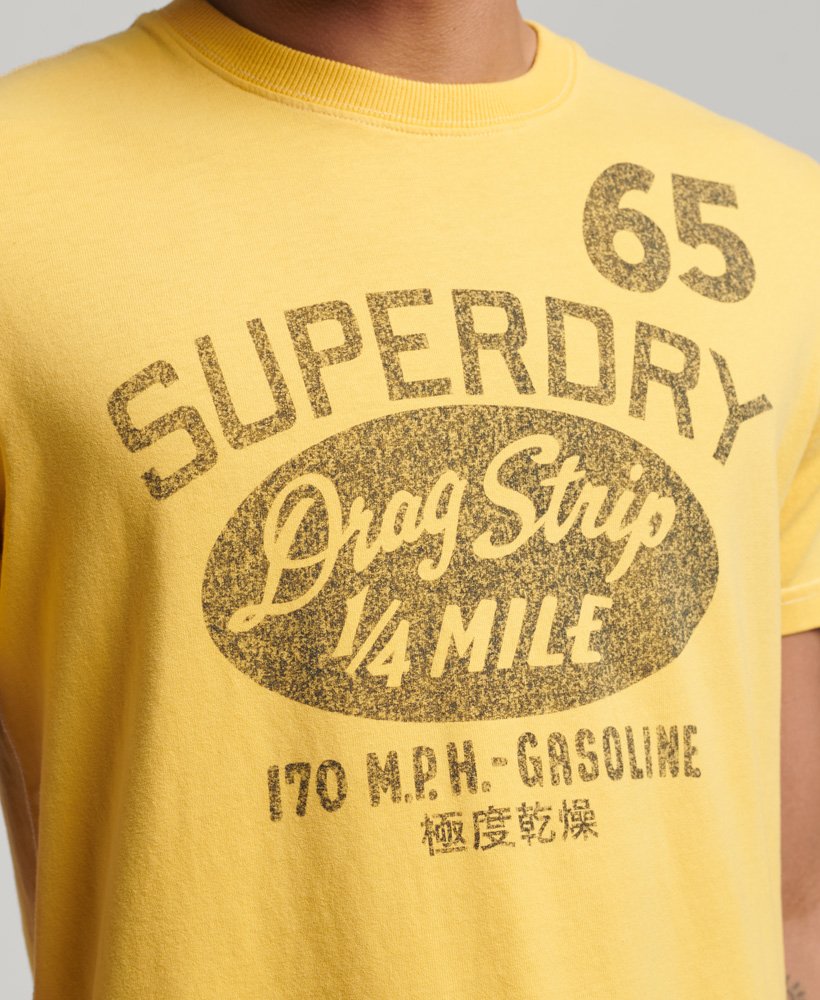 limited edition vintage 08 rework classic t-shirt in pigmentgeel