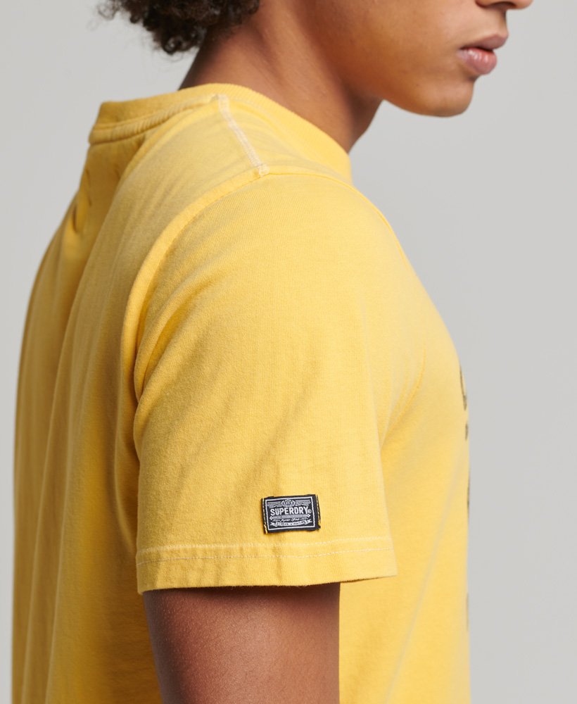 limited edition vintage 08 rework classic t-shirt in pigmentgeel