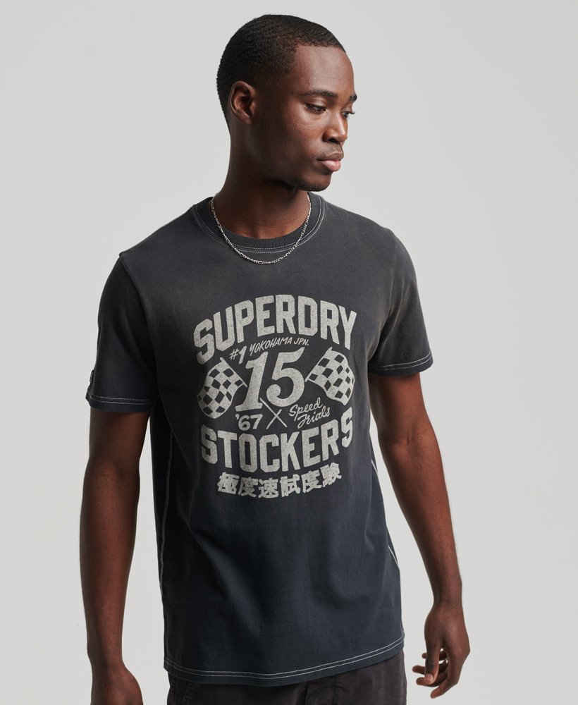 limited edition vintage 08 rework classic t-shirt in vintage black