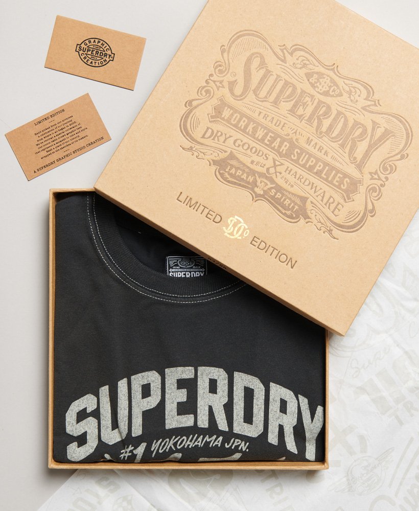 limited edition vintage 08 rework classic t-shirt in vintage black