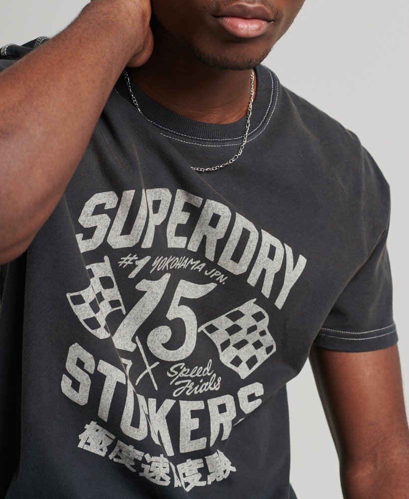 limited edition vintage 08 rework classic t-shirt in vintage black