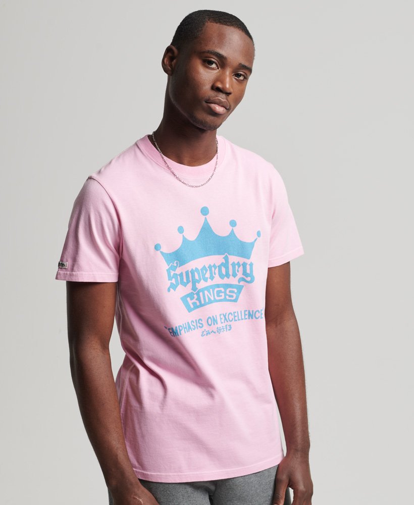 limited edition vintage 04 rework classic t-shirt in imperial pink