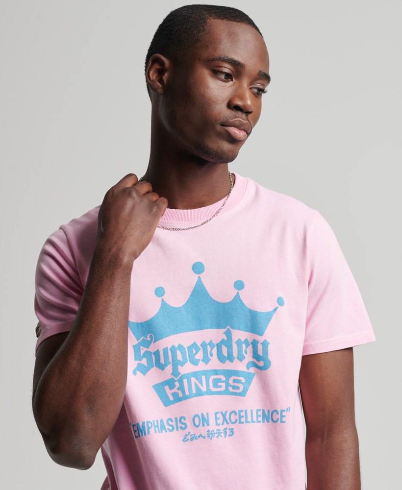 limited edition vintage 04 rework classic t-shirt in imperial pink