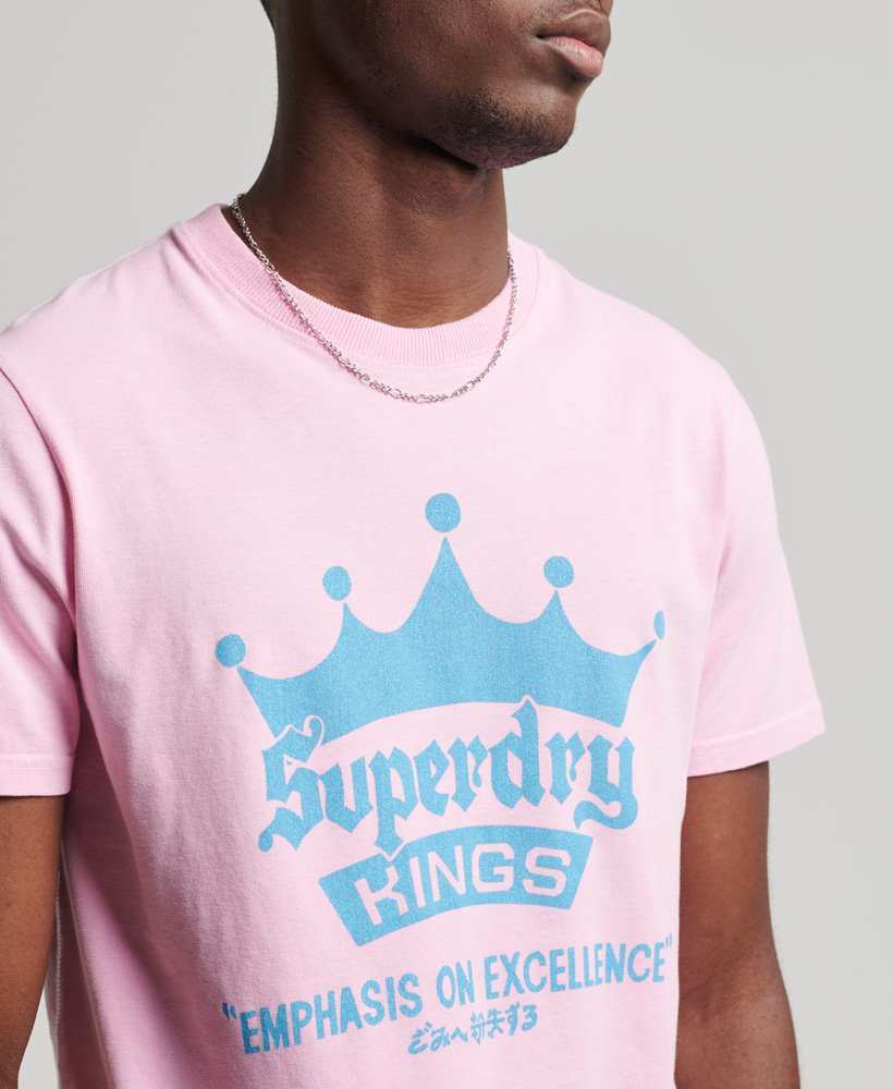 limited edition vintage 04 rework classic t-shirt in imperial pink