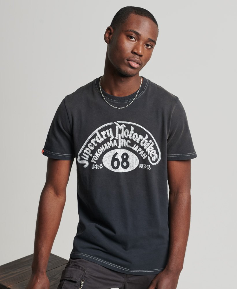limited edition vintage 07 rework classic t-shirt in vintage blackgrey haze