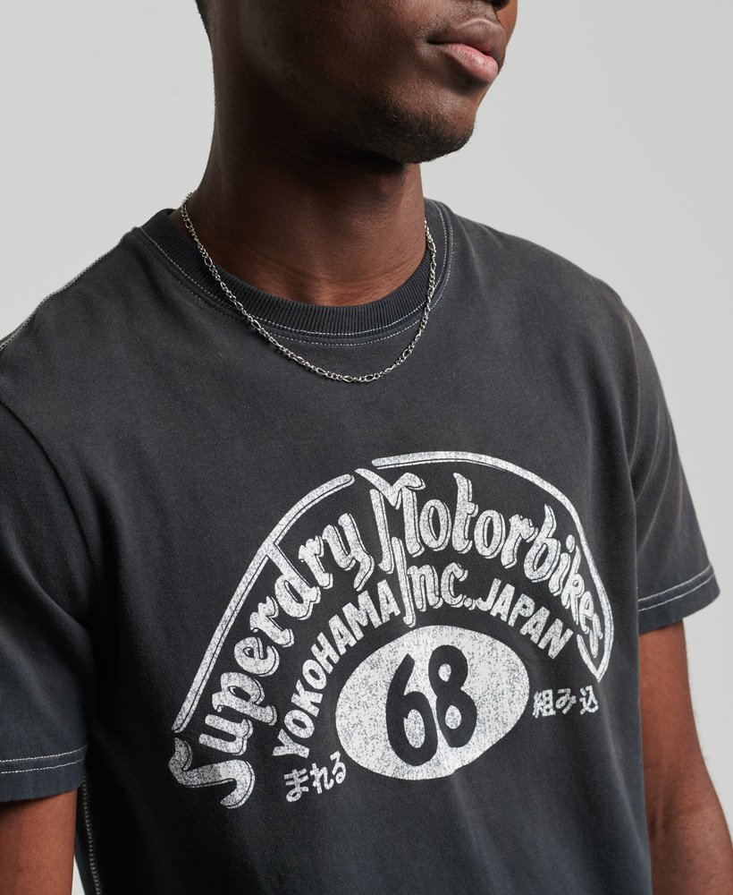 limited edition vintage 07 rework classic t-shirt in vintage blackgrey haze