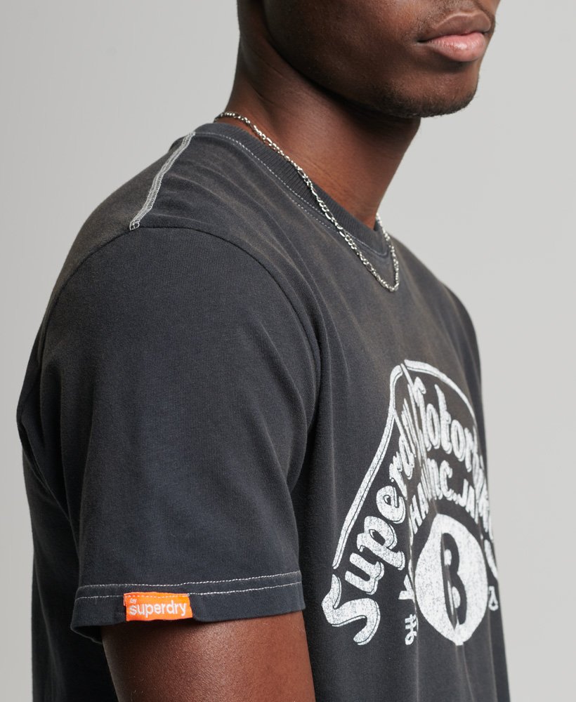 limited edition vintage 07 rework classic t-shirt in vintage blackgrey haze