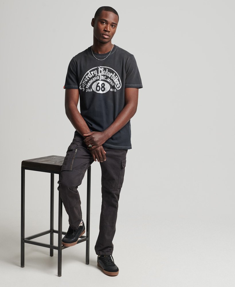 limited edition vintage 07 rework classic t-shirt in vintage blackgrey haze