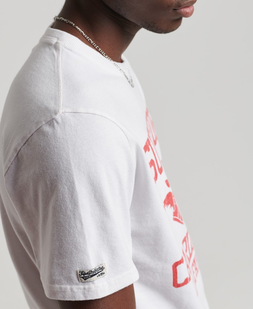 limited edition vintage 05 rework classic t-shirt in off white