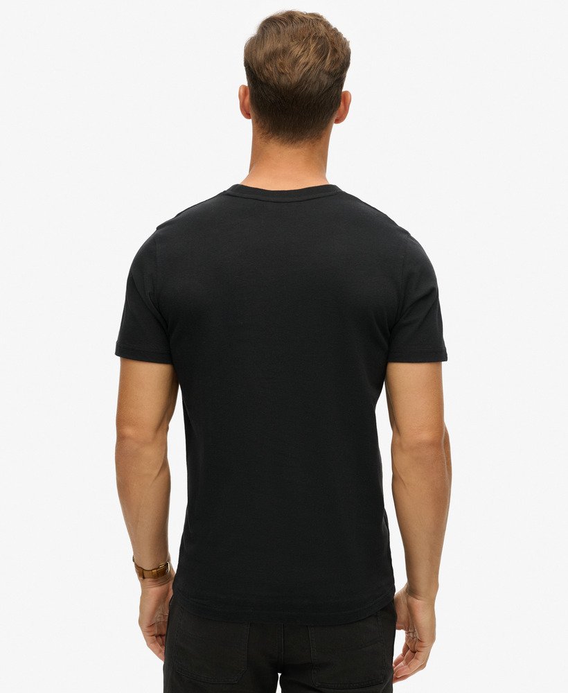vintage logo heritage t-shirt in zwart