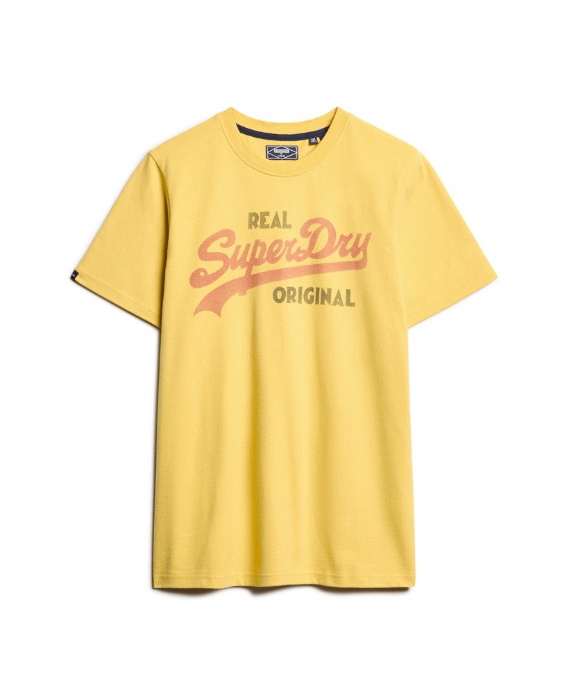 vintage logo frisdrank t-shirt in pigmentgeel