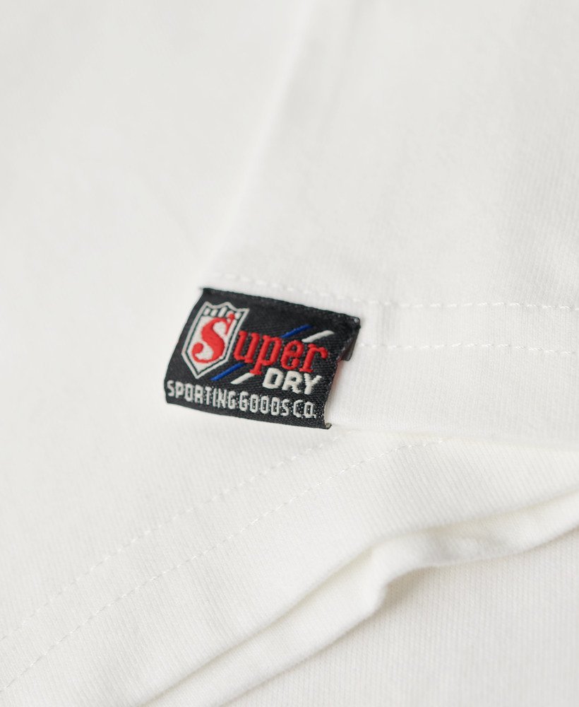 vintage logo t-shirt in ecru