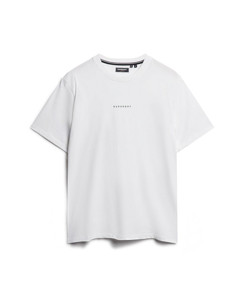 code surplus logo t-shirt in stralend wit