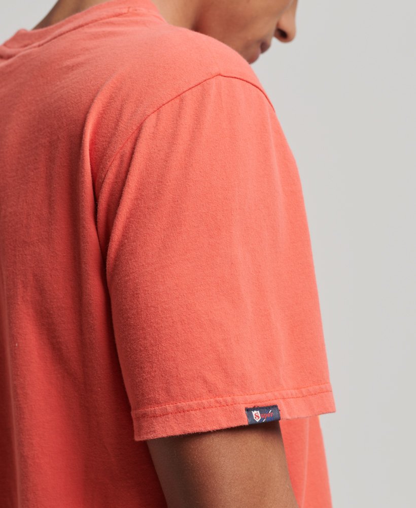 vintage home run t-shirt in amerikaans rood