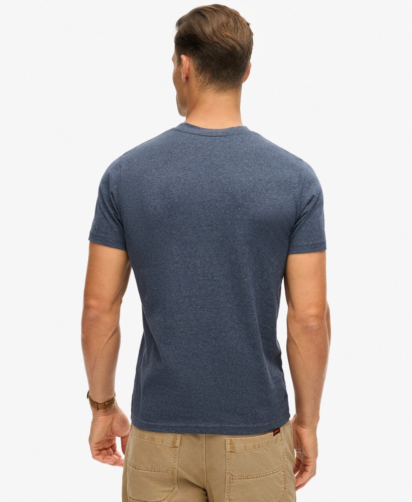 vintage great outdoors t-shirt in indigo marl