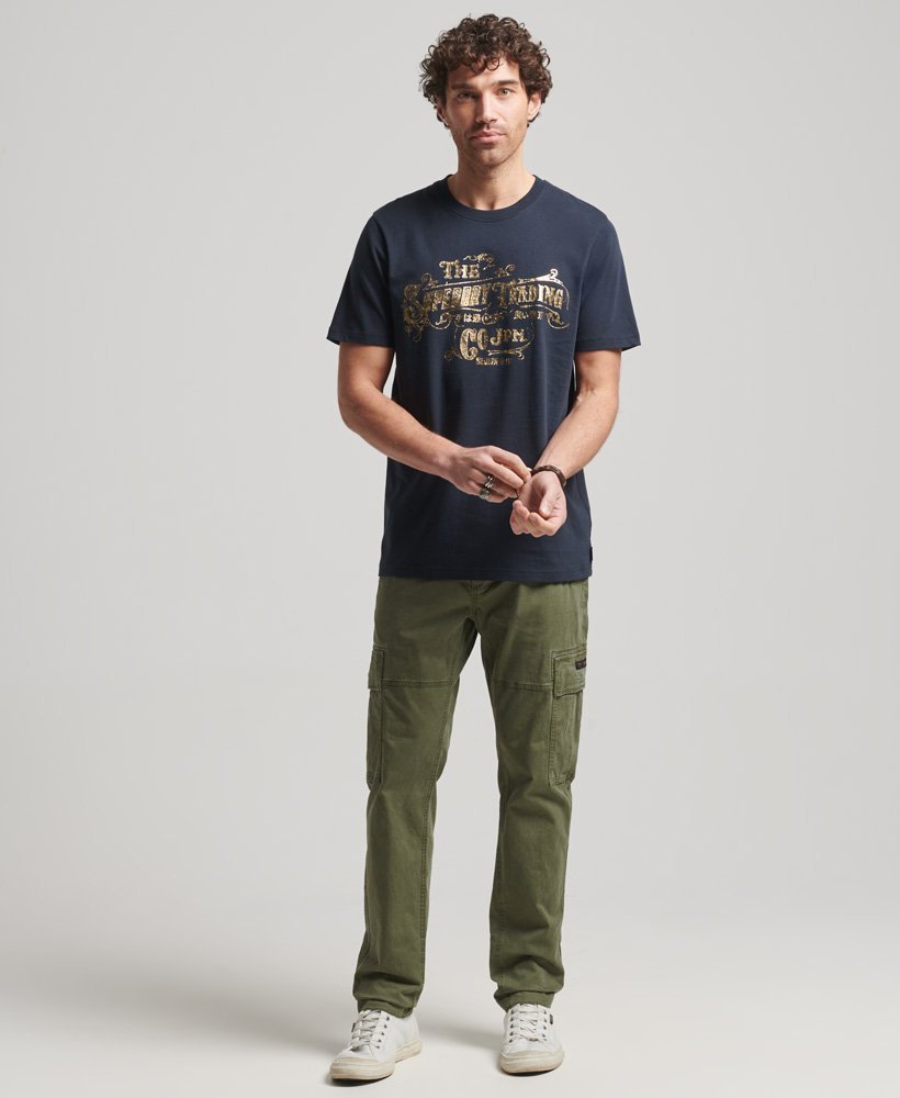 vernieuwd klassiek t-shirt in eclipse navy