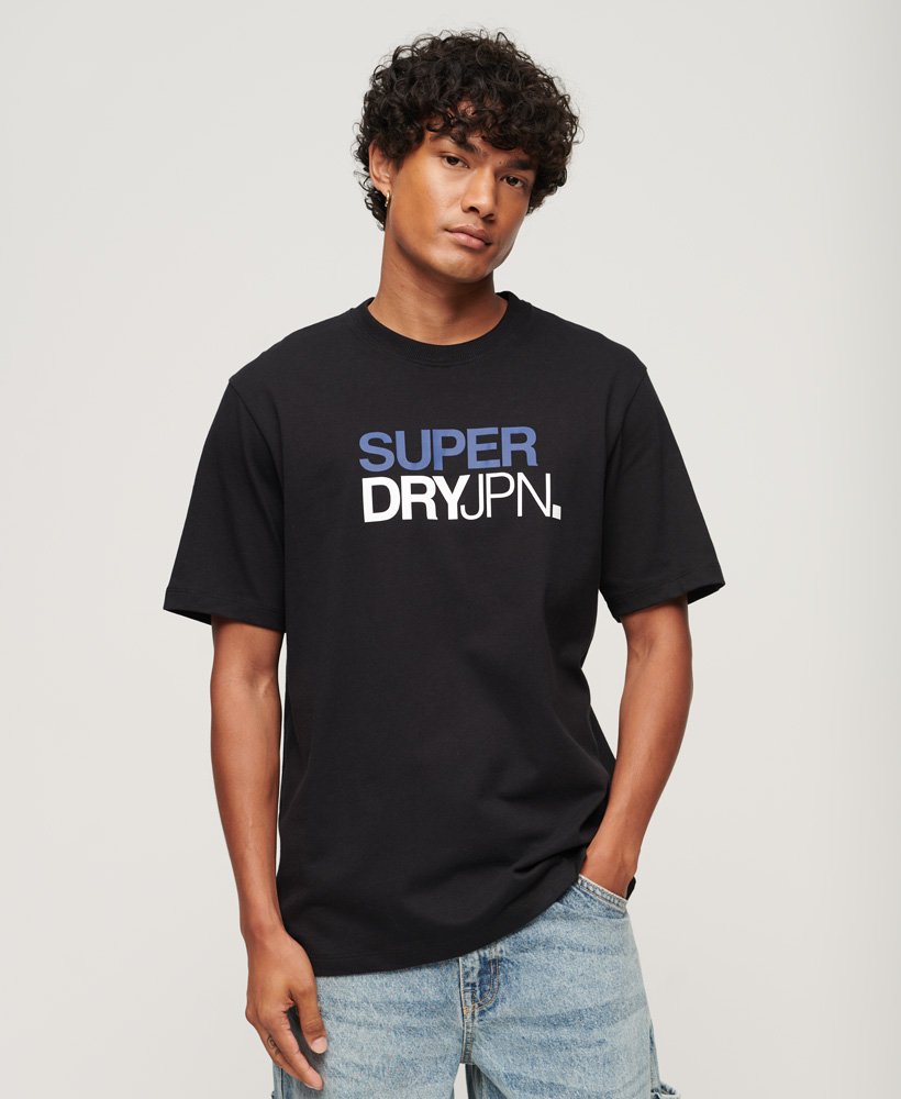 oversized t-shirt met logo-opdruk in zwart