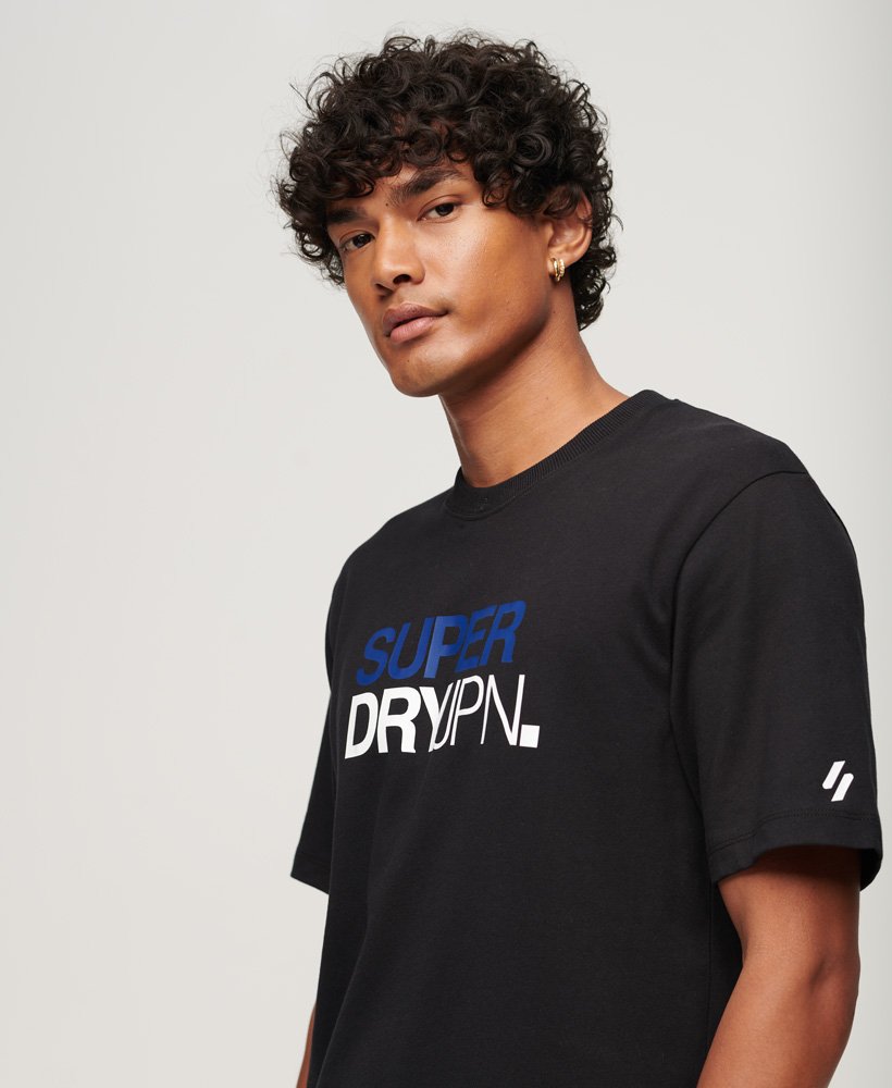 oversized t-shirt met logo-opdruk in zwart
