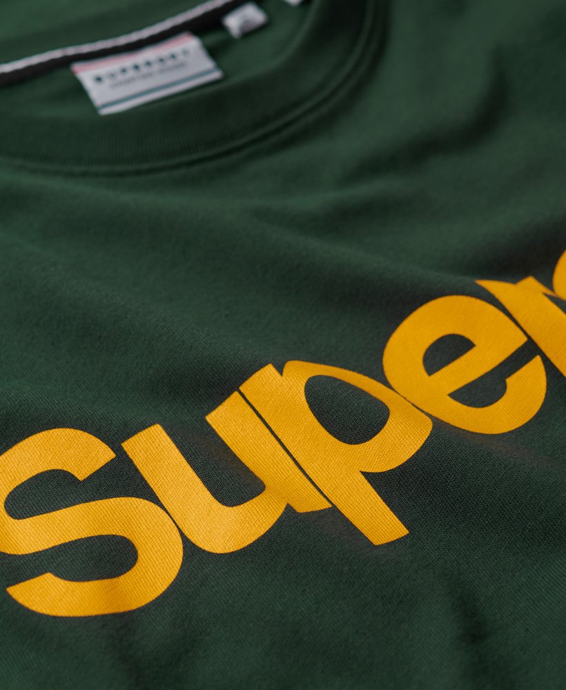core logo classic t-shirt in academy dark green