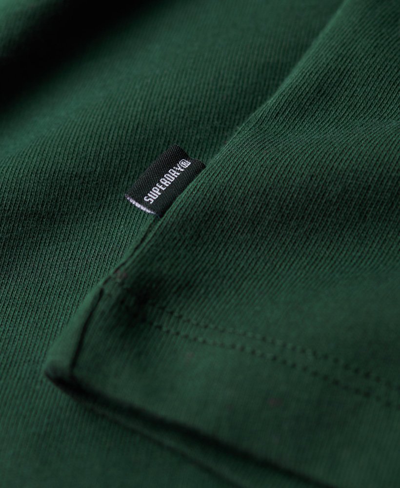 core logo classic t-shirt in academy dark green