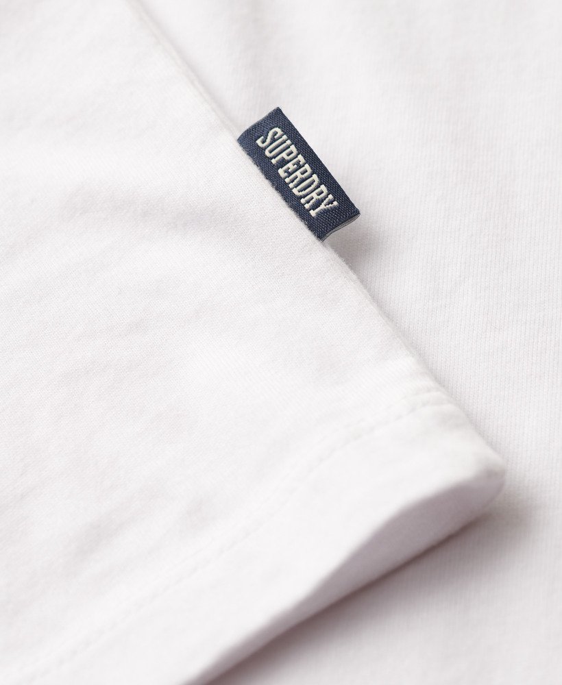 baseball t-shirt met essential logo van biologisch katoen in opticblack