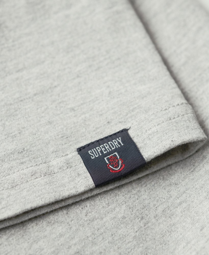 grafisch t-shirt van athletic college in grijs met gemêleerde accenten.