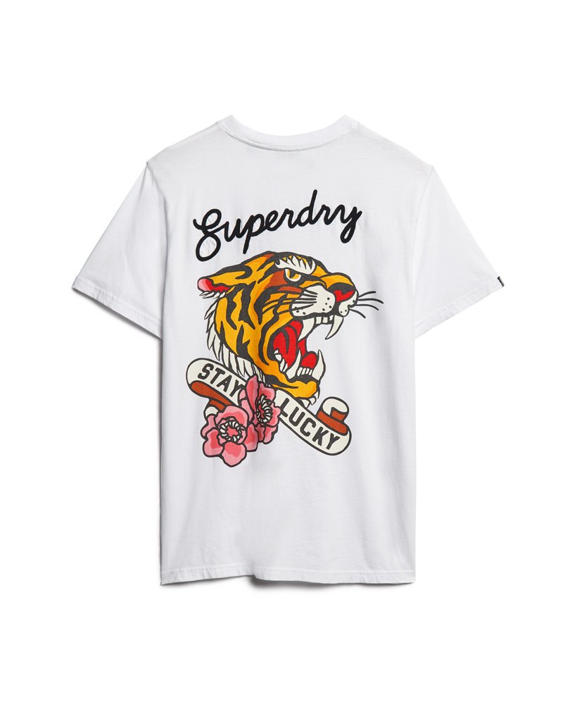 stay lucky graphic t-shirt in optic