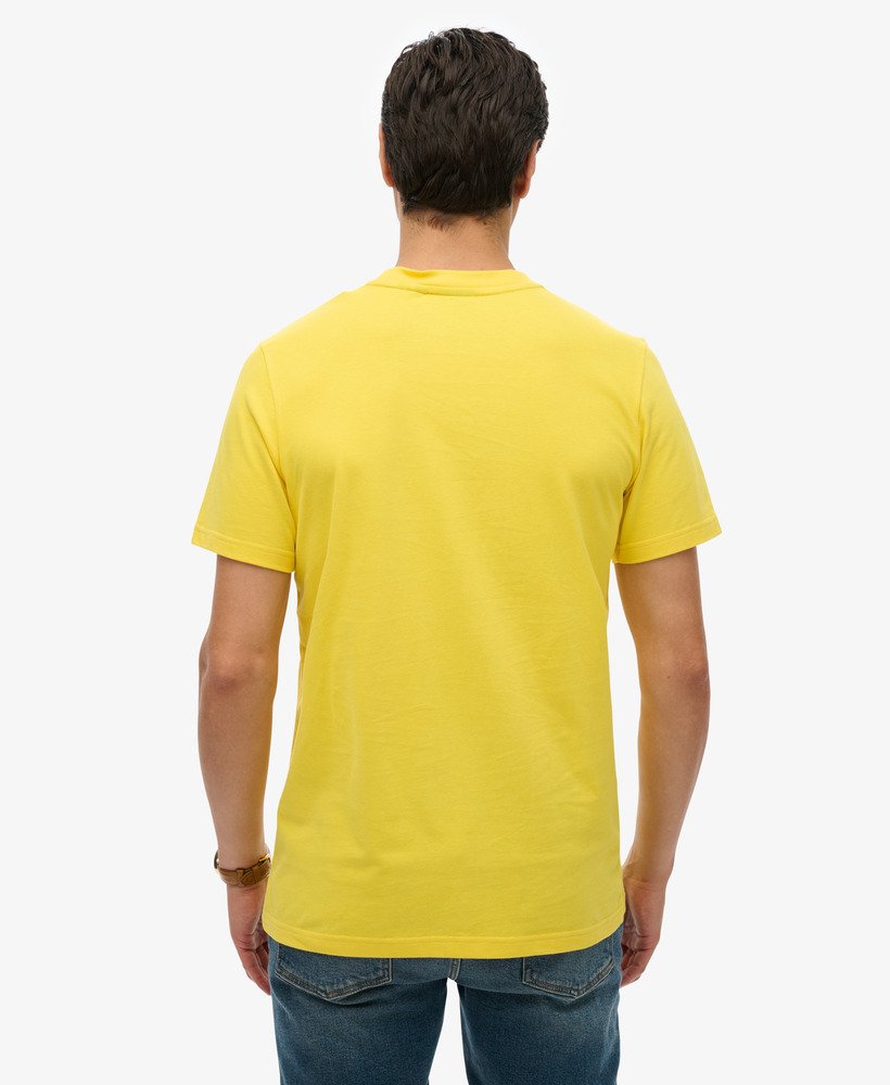 vintage klassiek t-shirt in nautisch geel.