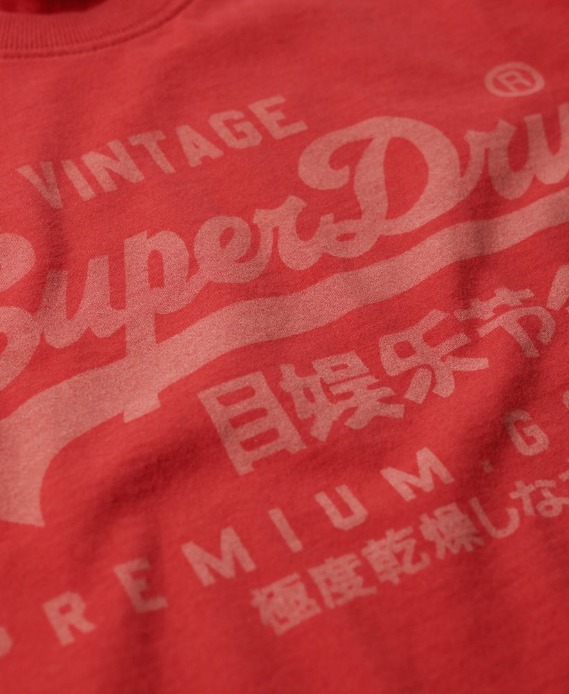klassiek heritage t-shirt in ferra red marl