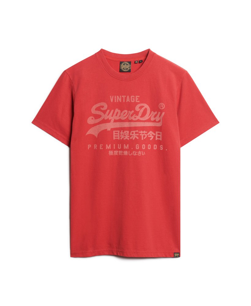 klassiek heritage t-shirt in ferra red marl