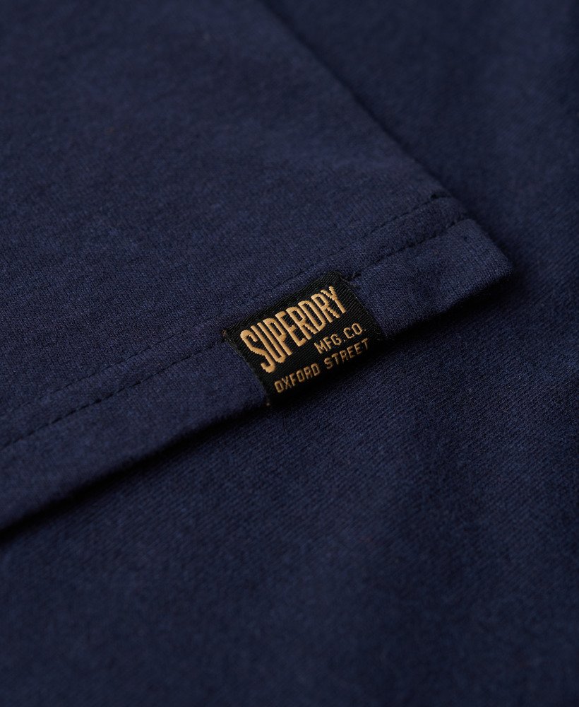 klassiek heritage t-shirt in navy marl