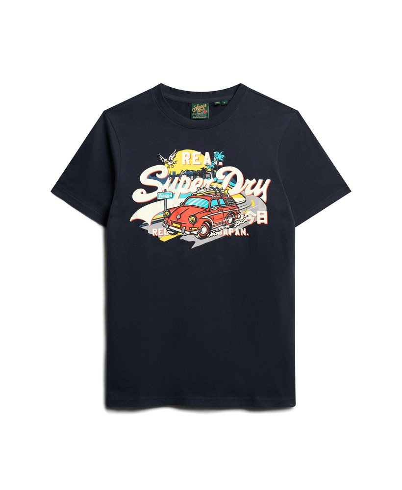 la graphic t-shirt in eclipse navy